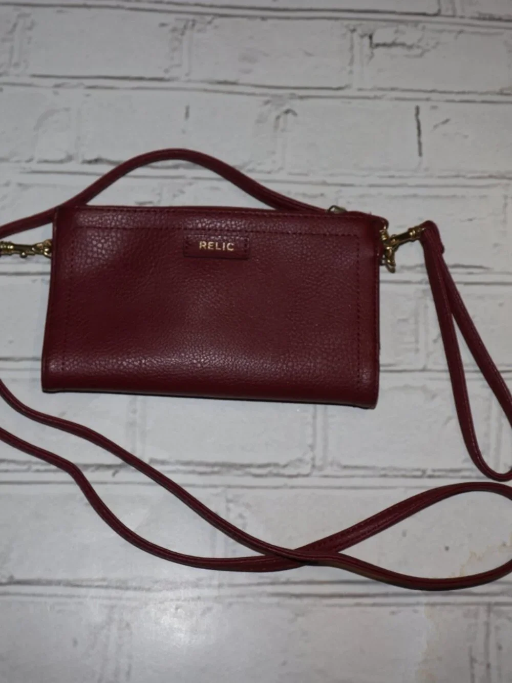 ✨ Relic Wallet Purse • Maroon • 7.5